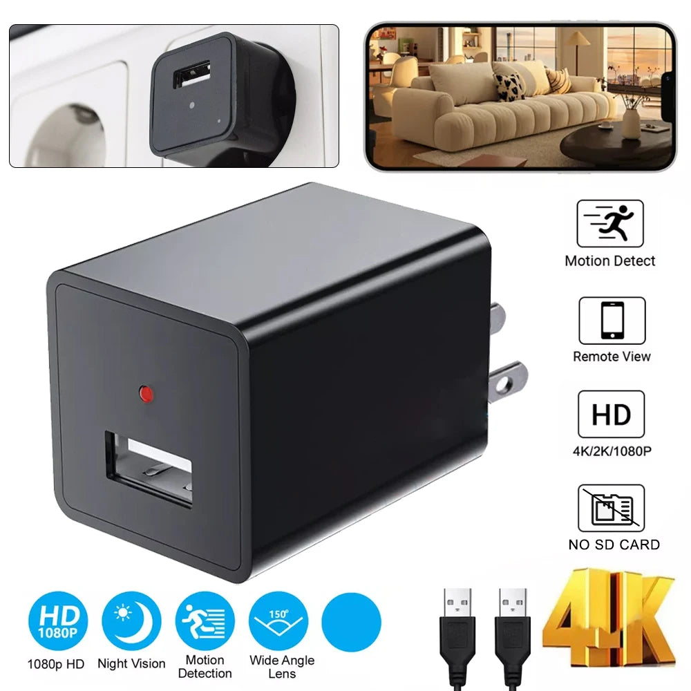 1080P USB Charger Spy Camera