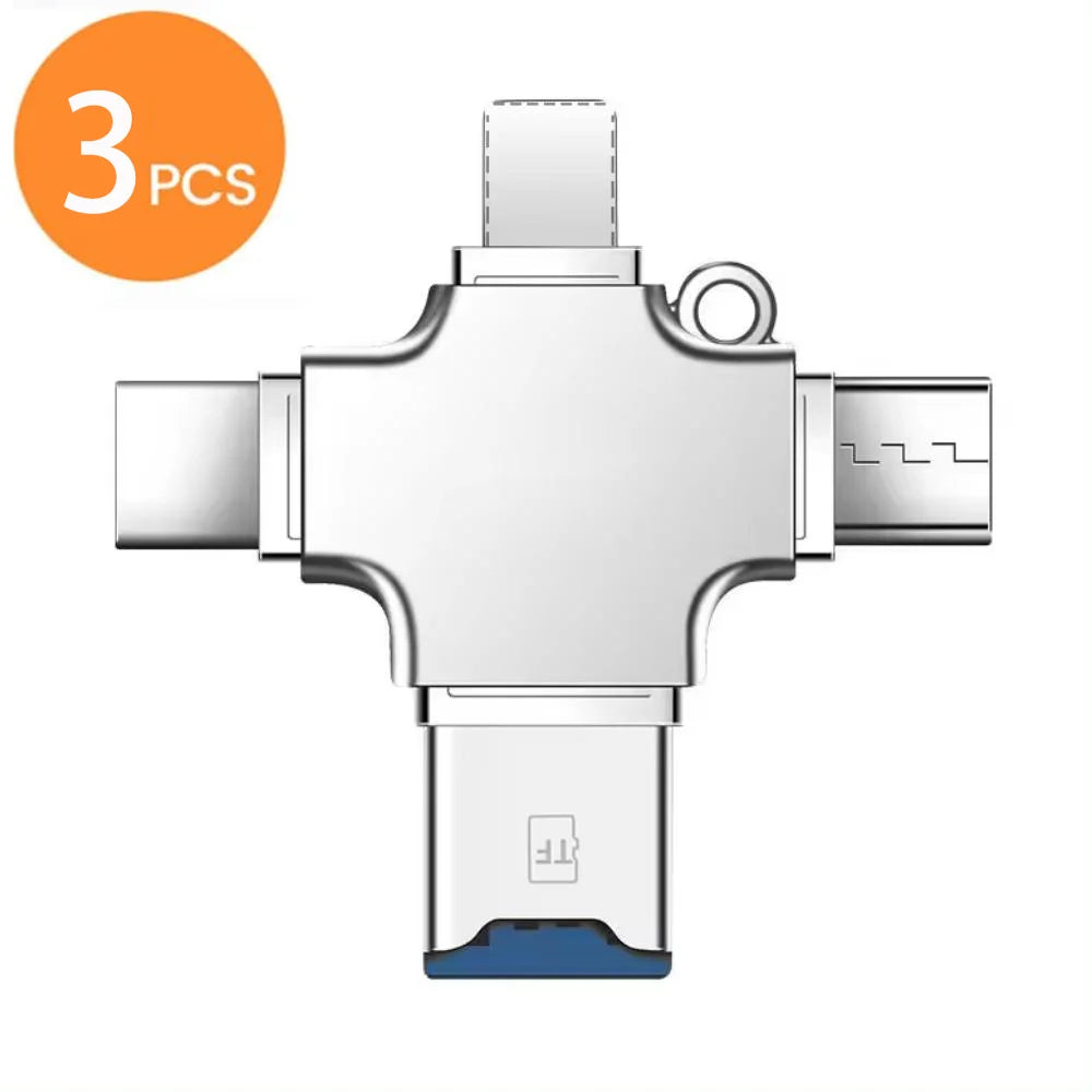 4 in 1 Memory Card Reader USB-C