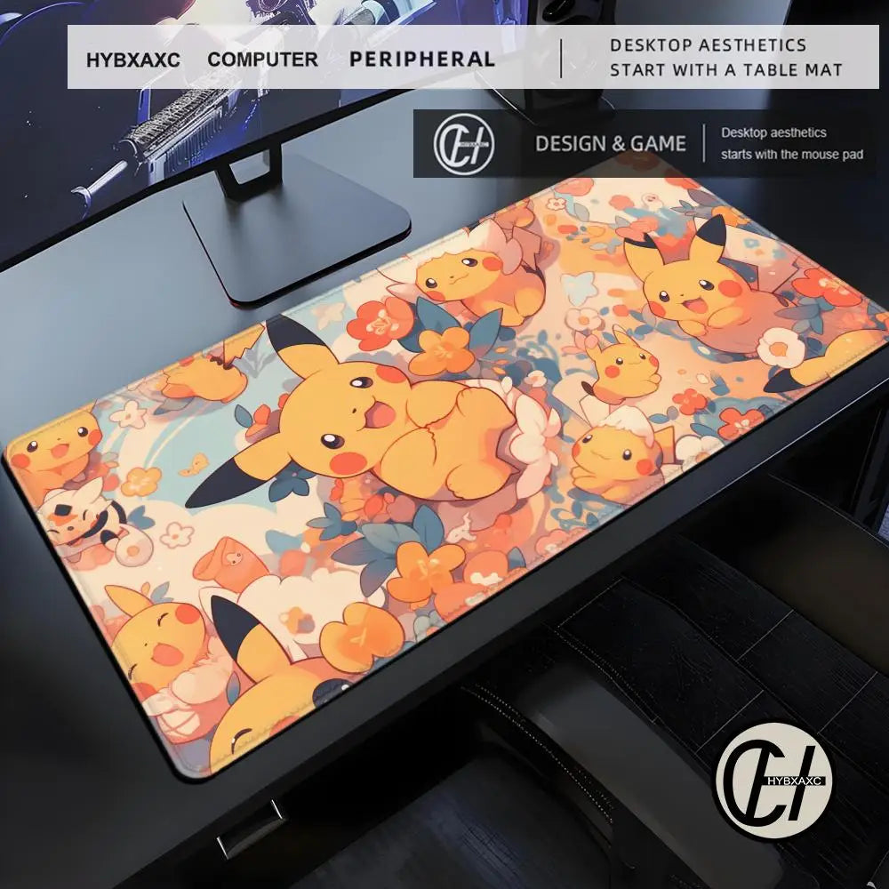 Pikachu Gaming Mousepad 900x400