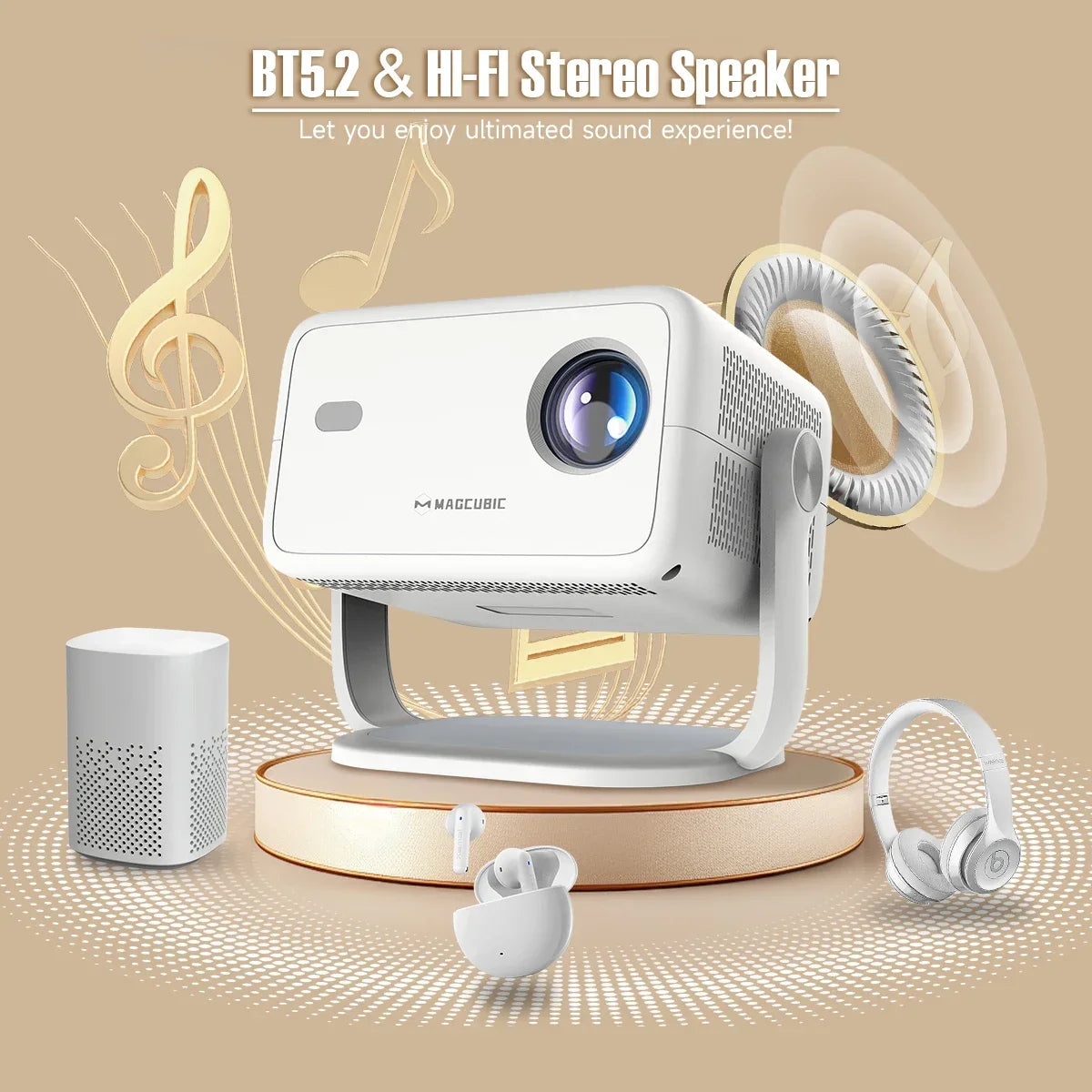 650ANSI 4K Portable Cinema Projector