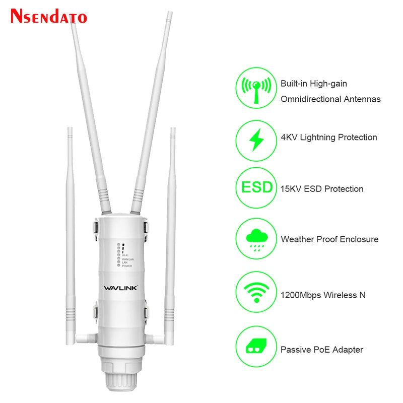 AC1200 Outdoor WiFi Extender