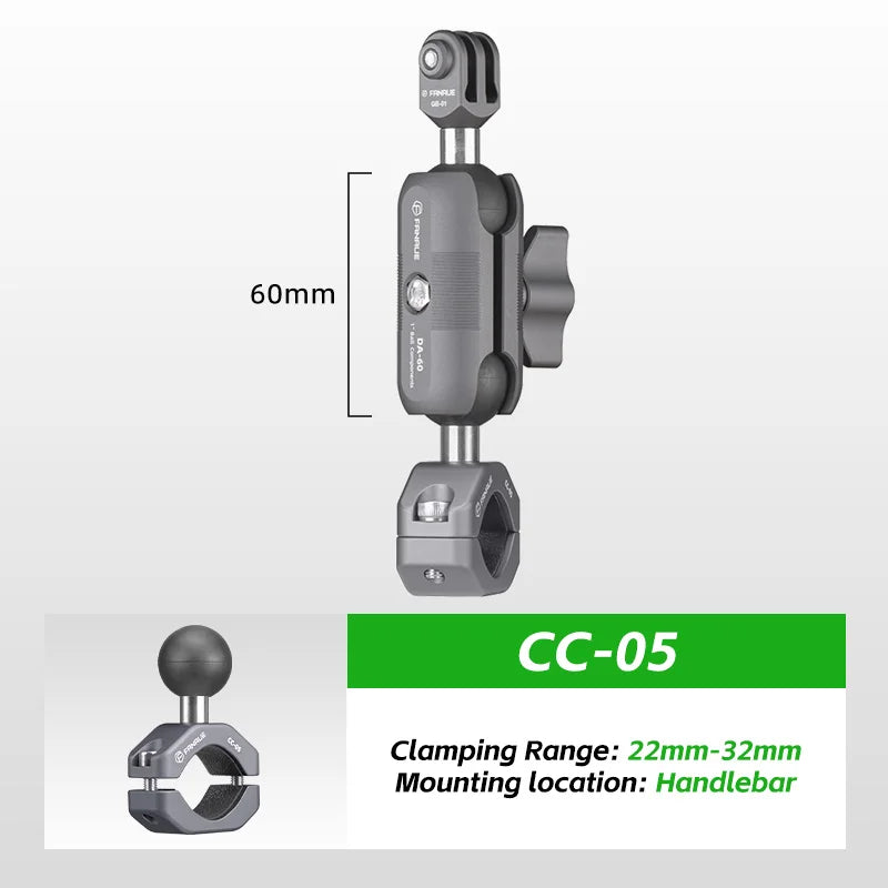 Action Camera Motorcycle Gimbal Mount