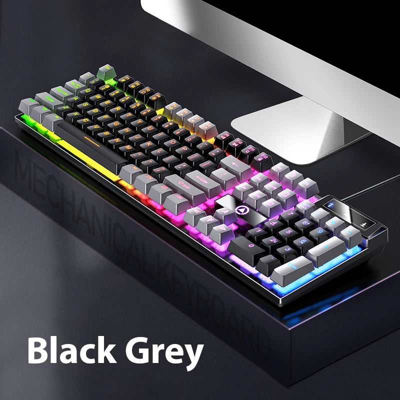 104-Key Mixed Color Keyboard