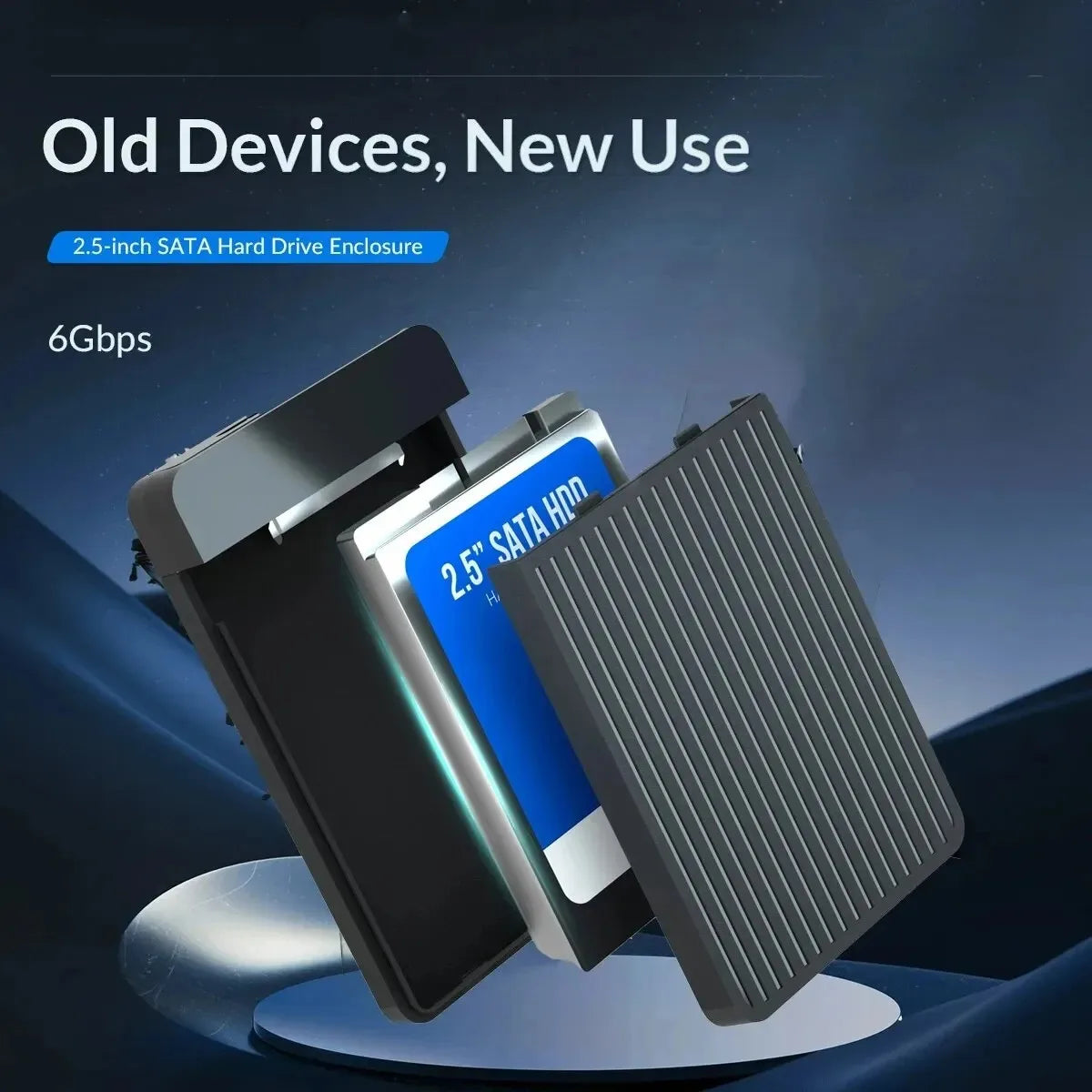2.5 Inch HDD SSD USB-C Enclosure