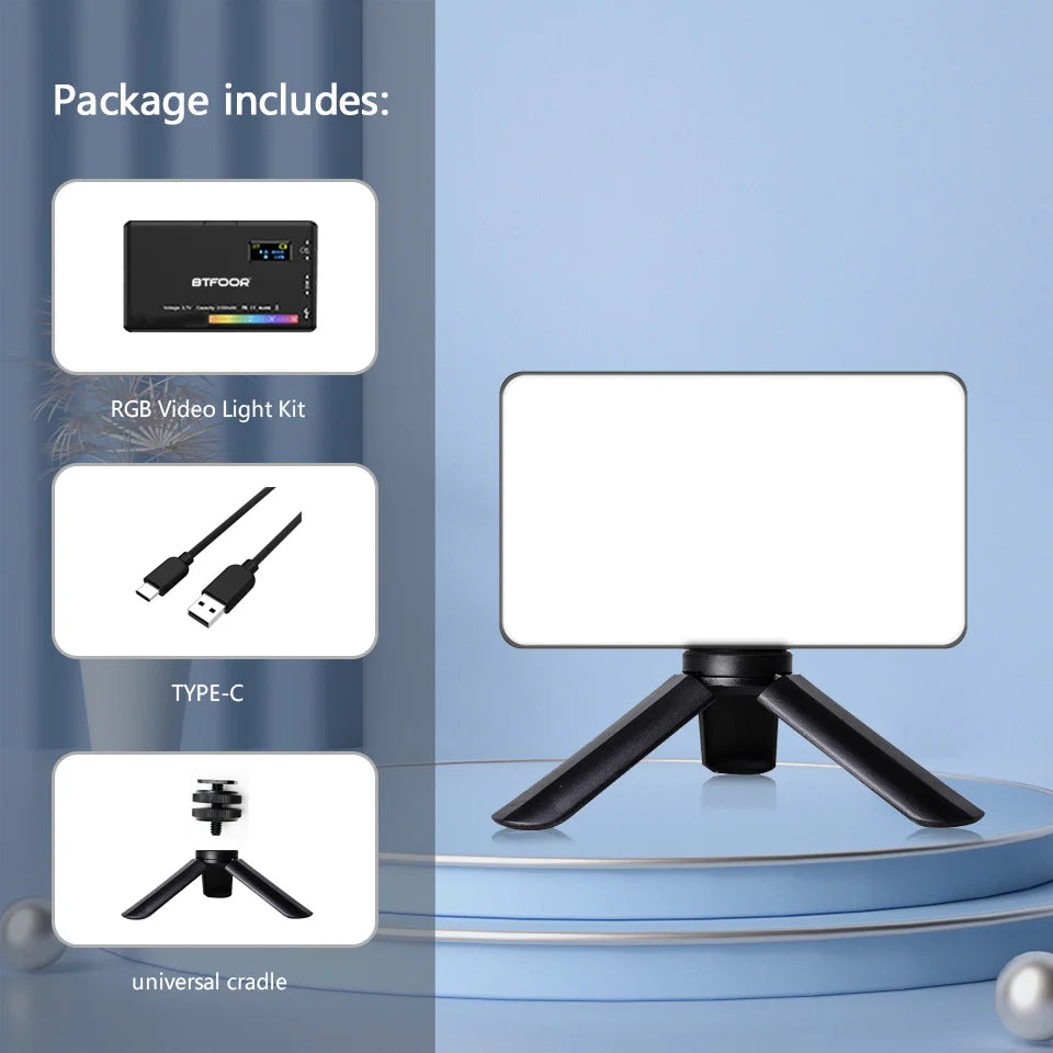 LED RGB Video Light Panel 2500-9000K