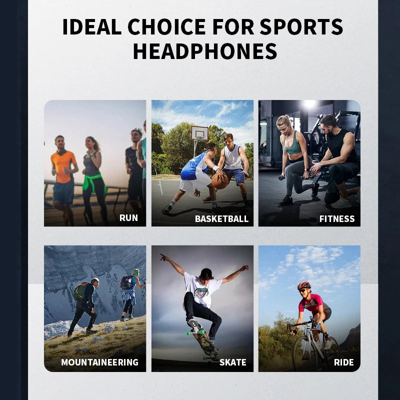Bluetooth 5.3 Waterproof Bone Conduction Headphones