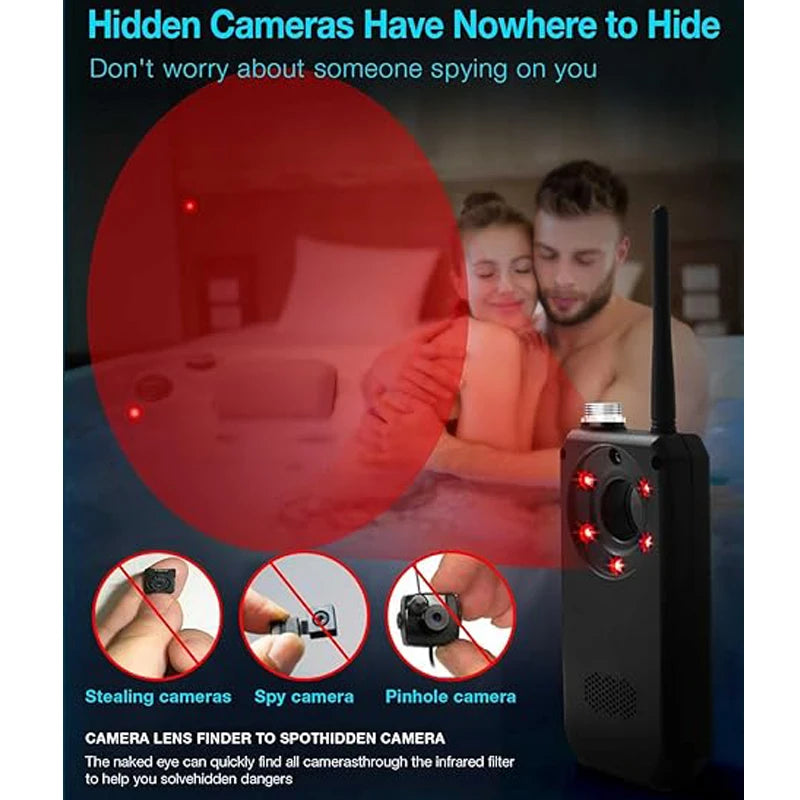 Hidden Camera Detector Black