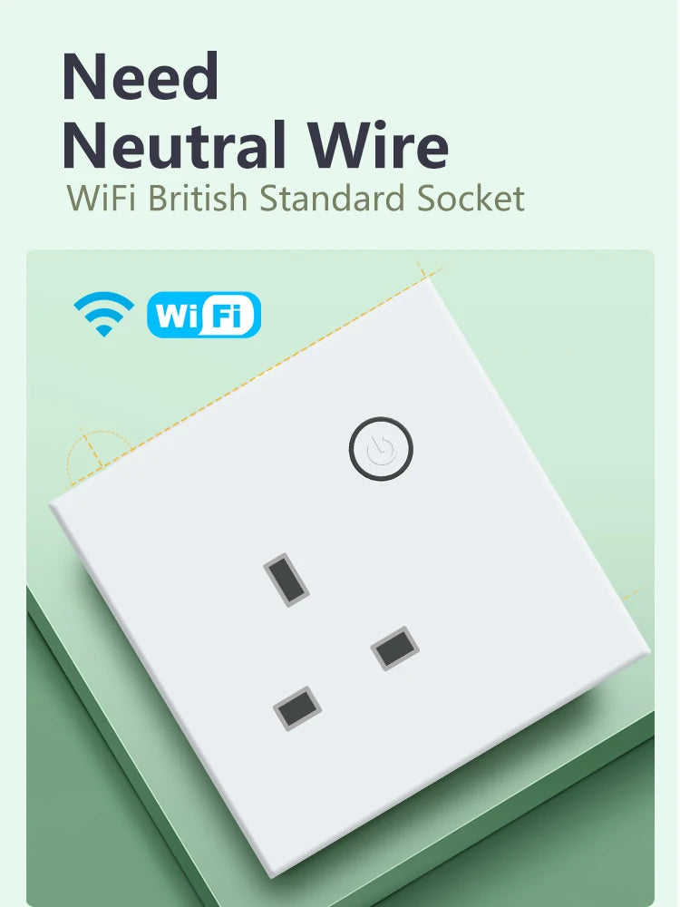 Waterproof Wi-Fi UK Smart Socket