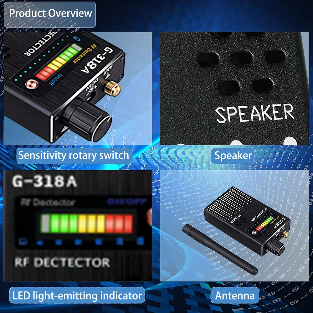 Professional Wireless RF Signal Detector