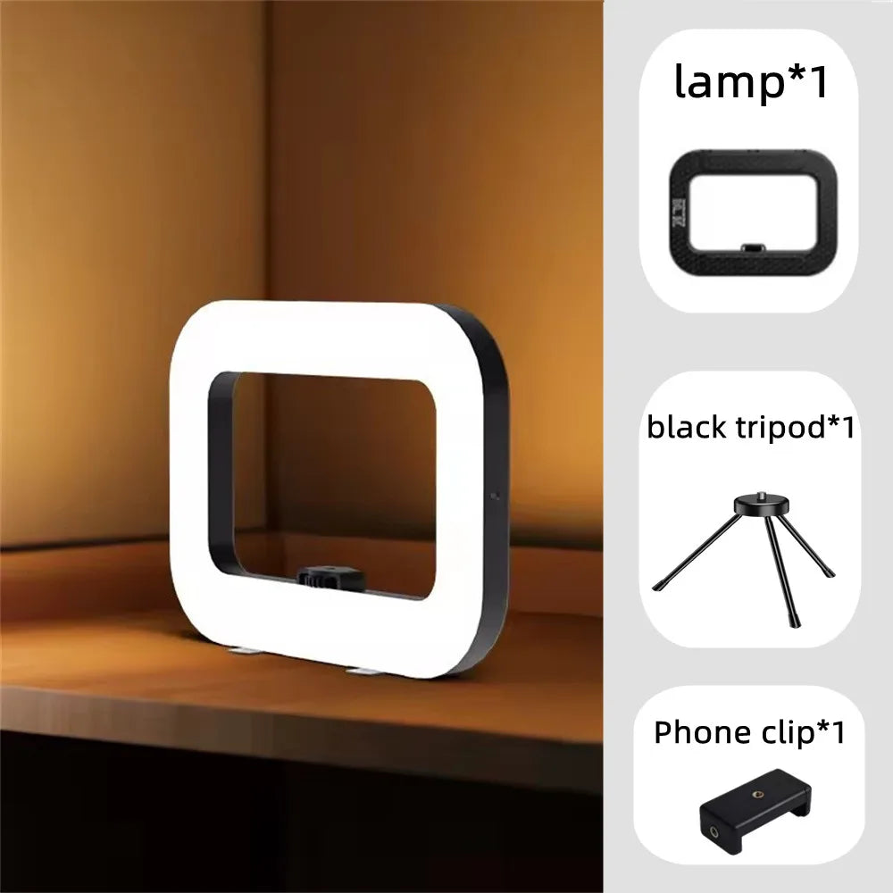 Portable LED Selfie Lamp for Live Broadcast