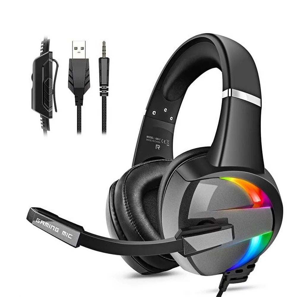 RGB Noise-Canceling Gaming Headset