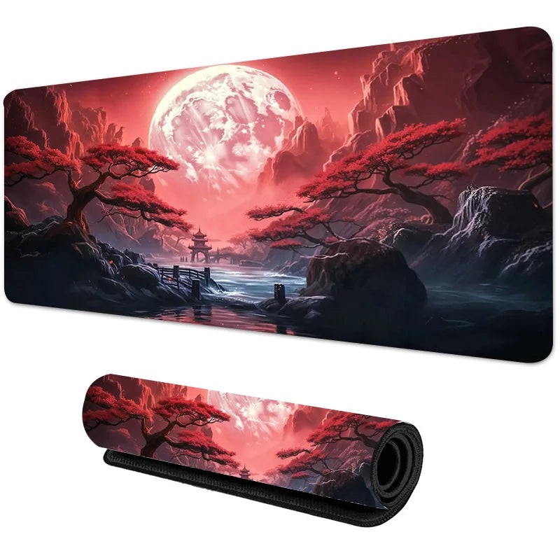 Sakura Scenery Large Gaming Mousepad