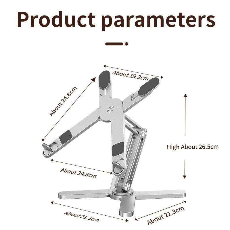 360° Rotating Aluminum Laptop Stand