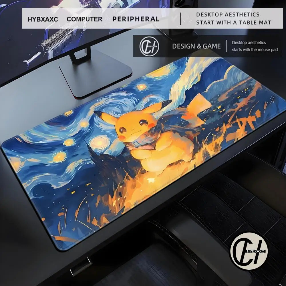 Pikachu Gaming Mousepad 900x400