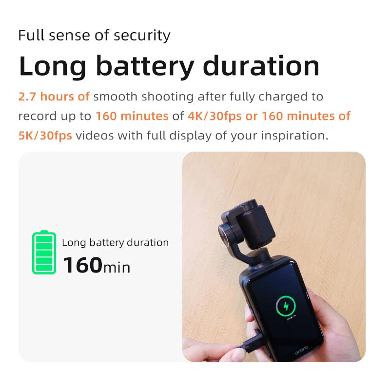 4K Pocket Gimbal Action Camcorder
