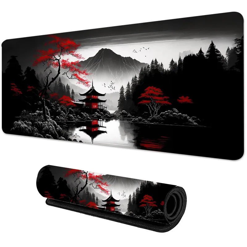 Sakura Scenery Large Gaming Mousepad