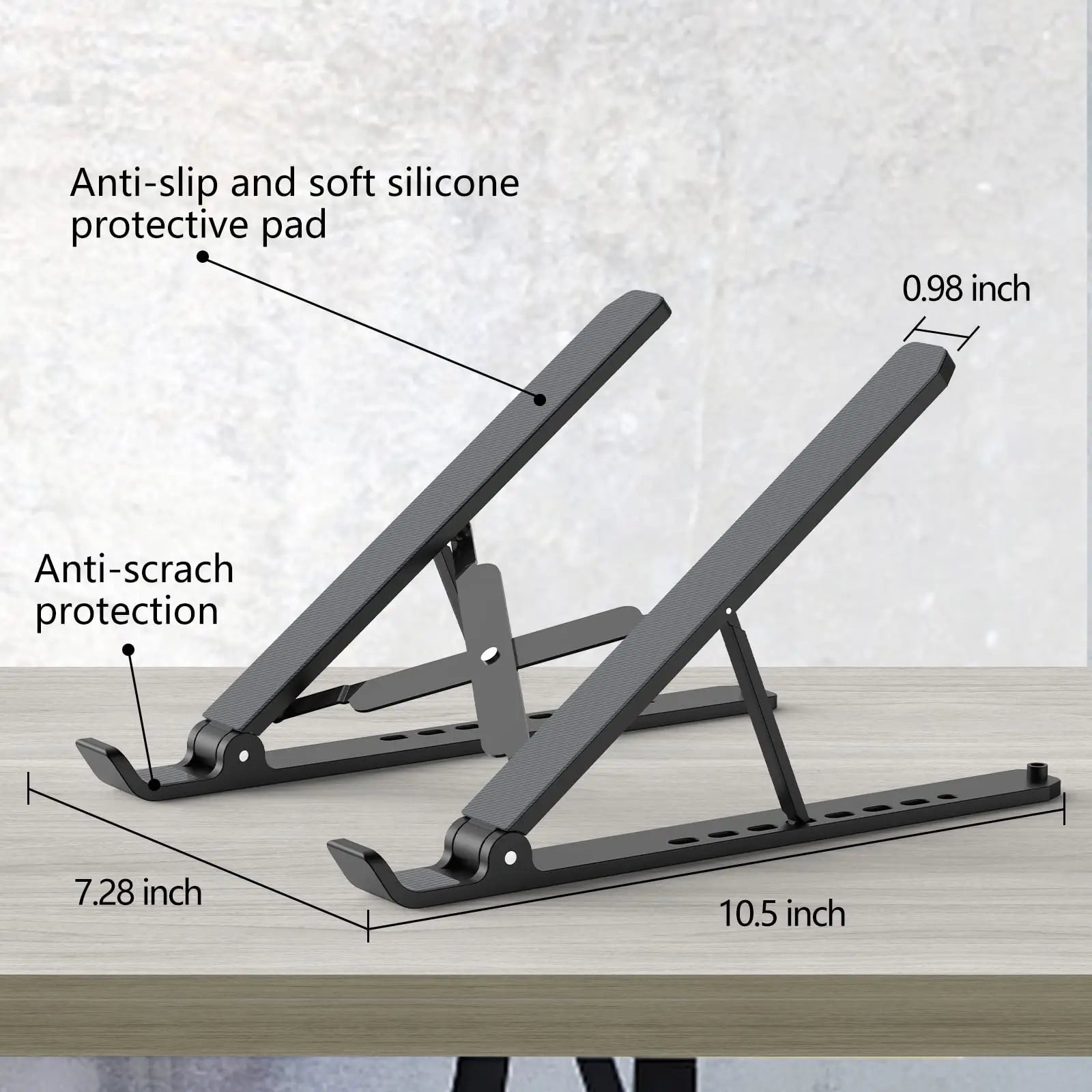 Portable Adjustable Laptop Cooling Riser