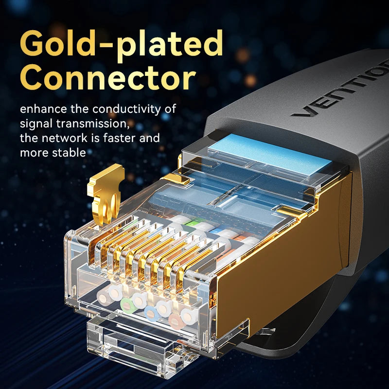 Braided 40Gbps Cat8 Network Cable 5G/s