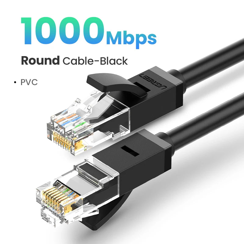 1000Mbps Shielded Gigabit Ethernet Network Cable