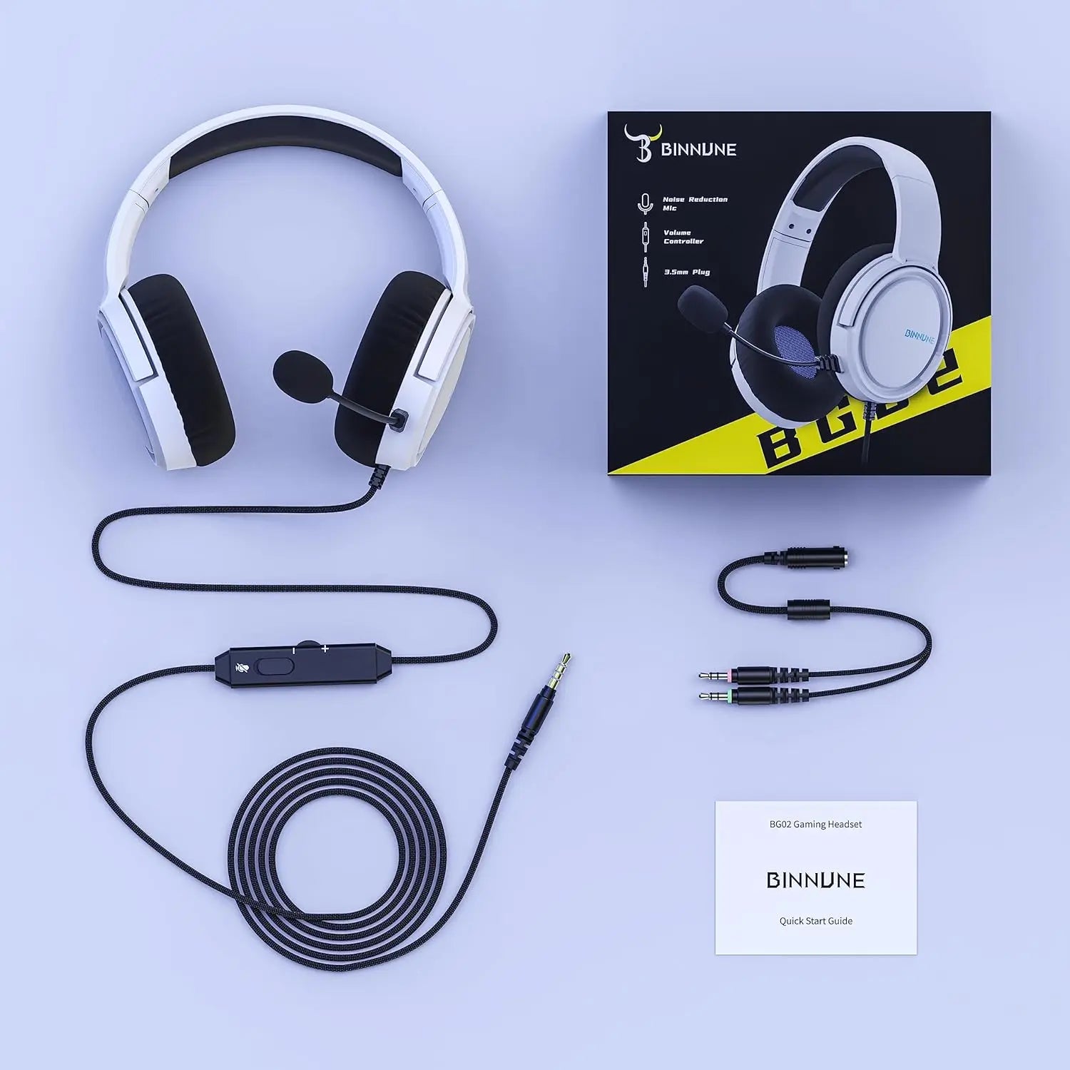 Gaming Headset with Mic for PS4, PS5
