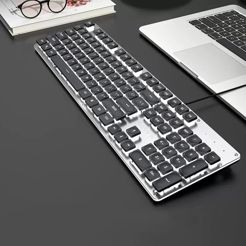Metal Panel Silent Keyboard
