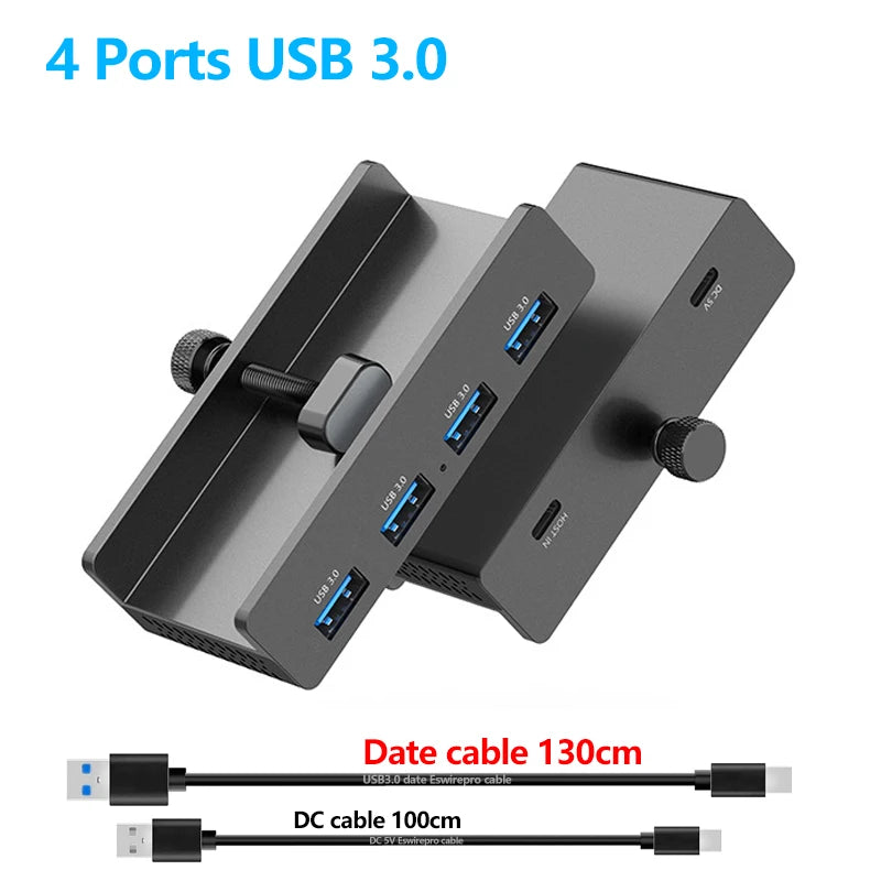10Gbps USB 3.2 Clamp Hub Dock