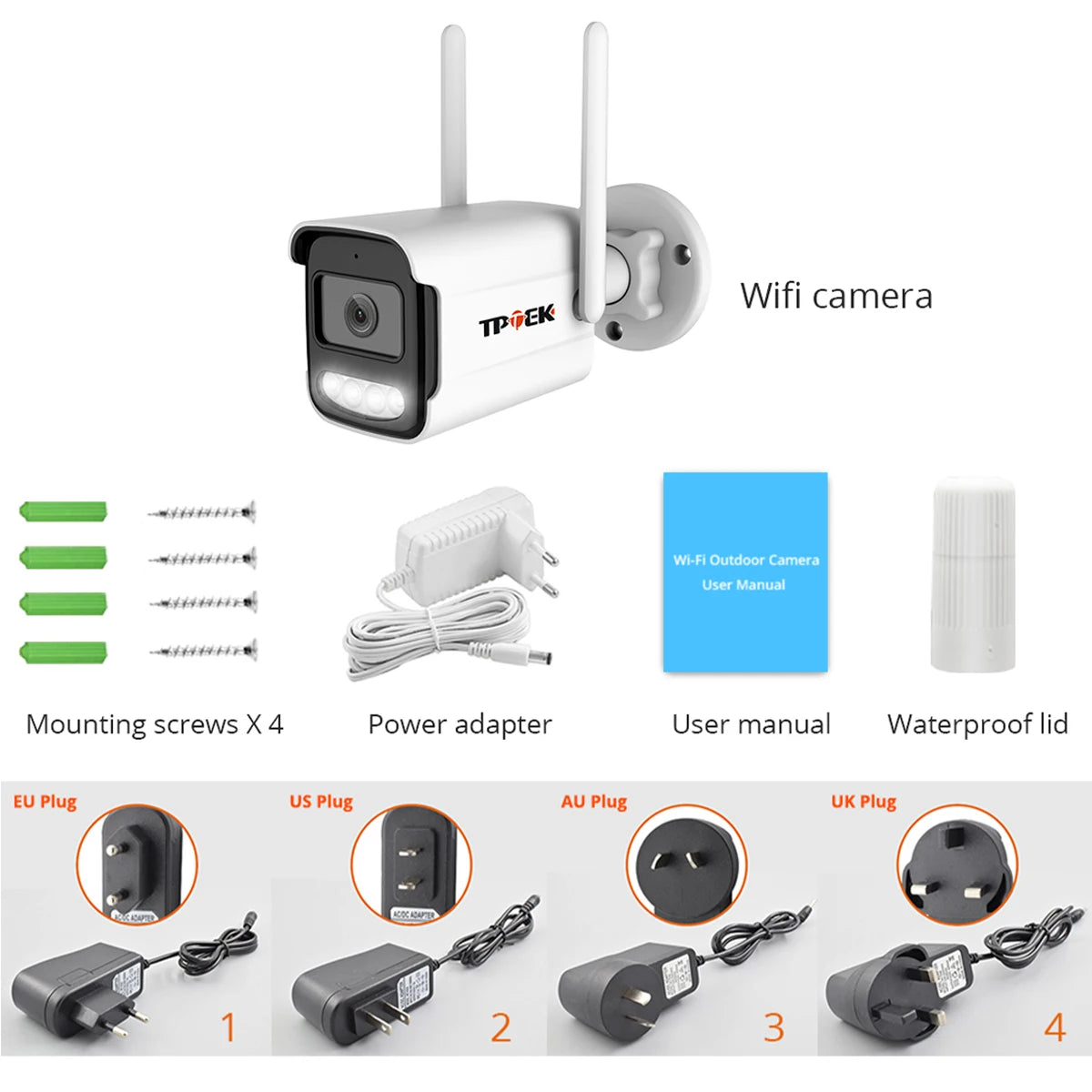 4K 8MP IP Camera Outdoor