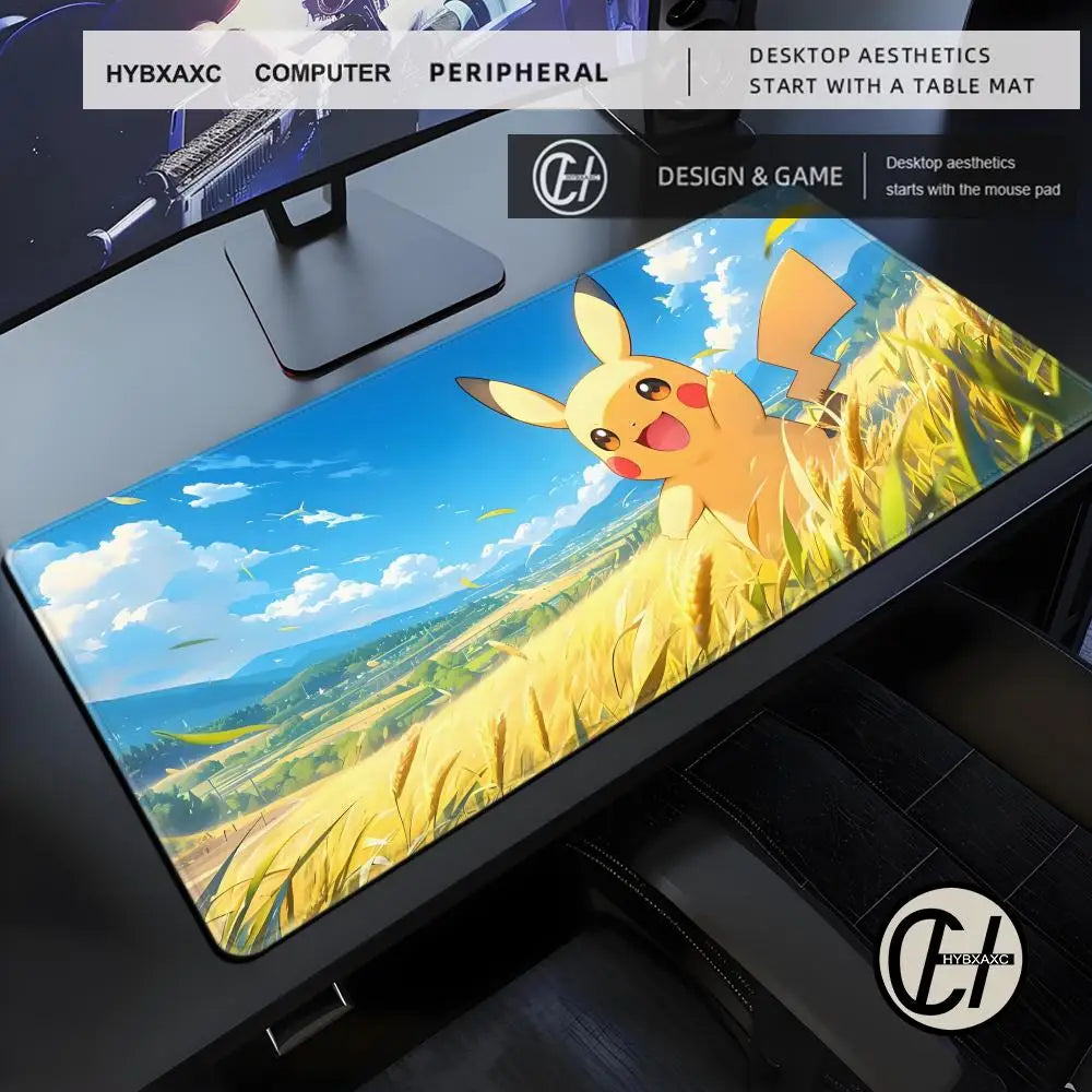 Pikachu Gaming Mousepad 900x400