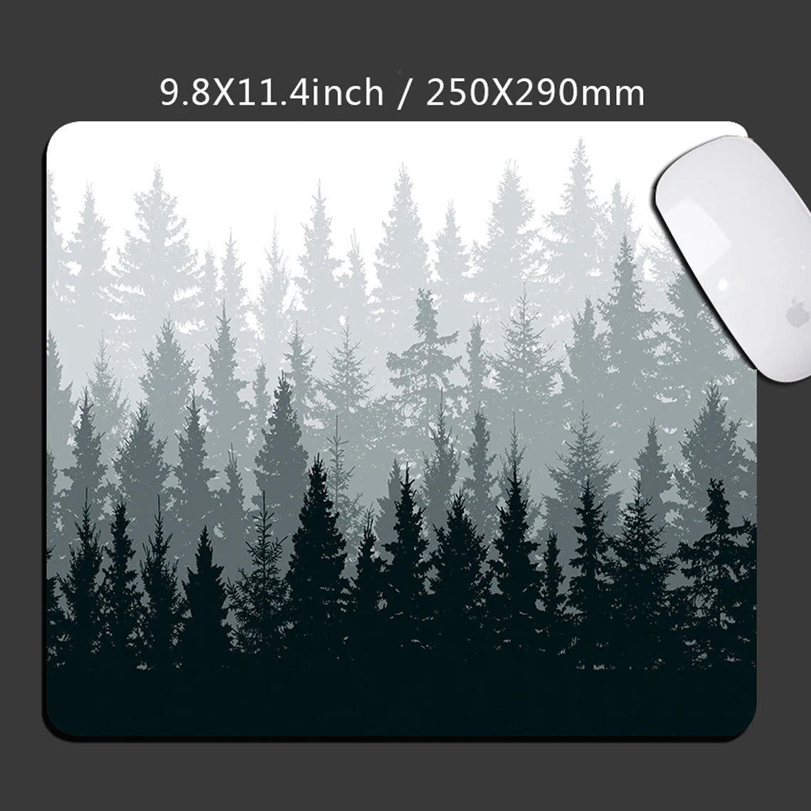Black Extended Desk Mat