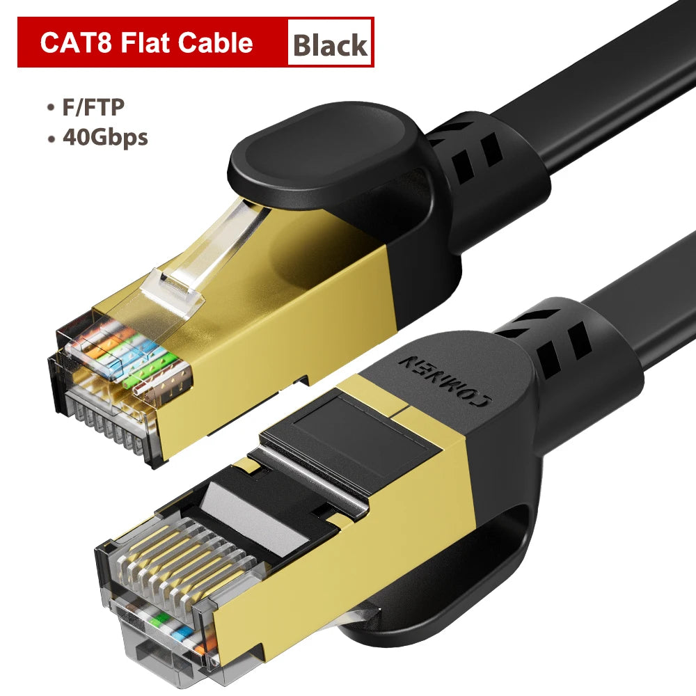 40Gbps Cat8 Gaming Ethernet Cable