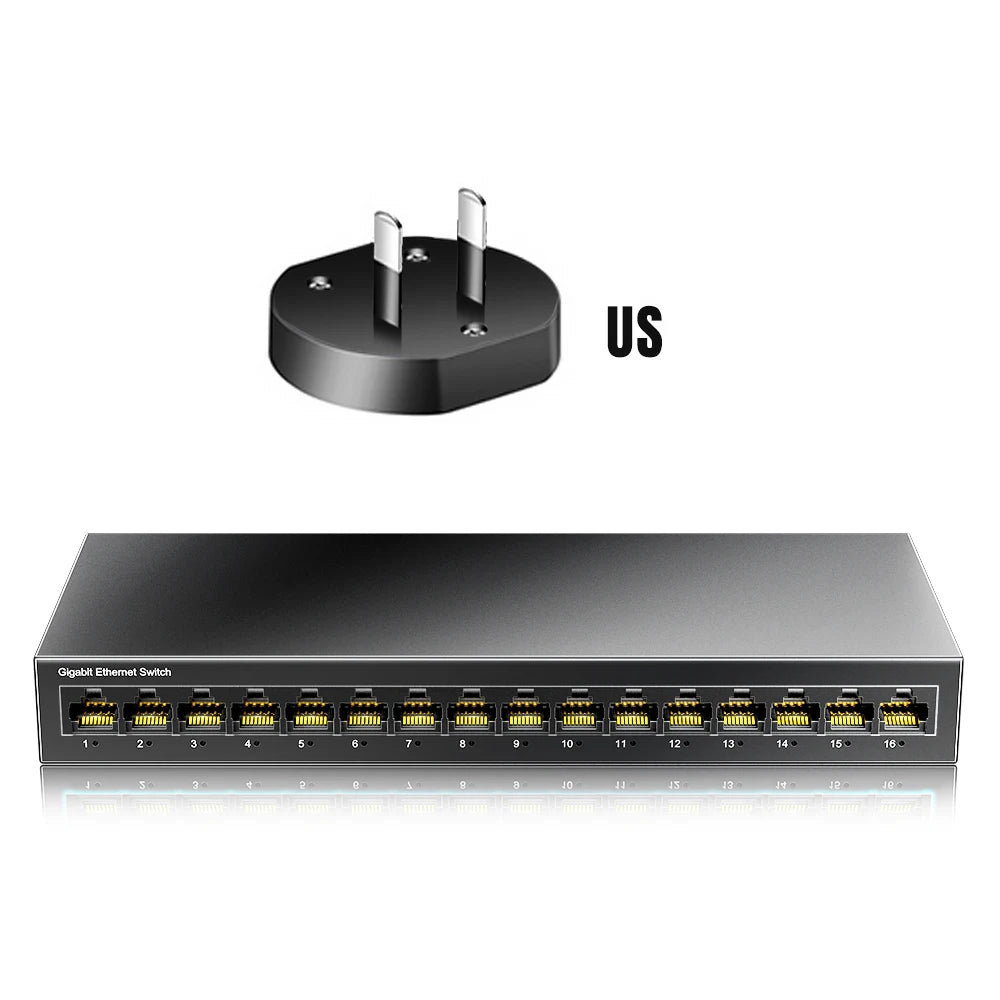 1000Mbps 16-Port Gigabit Smart Network Switch