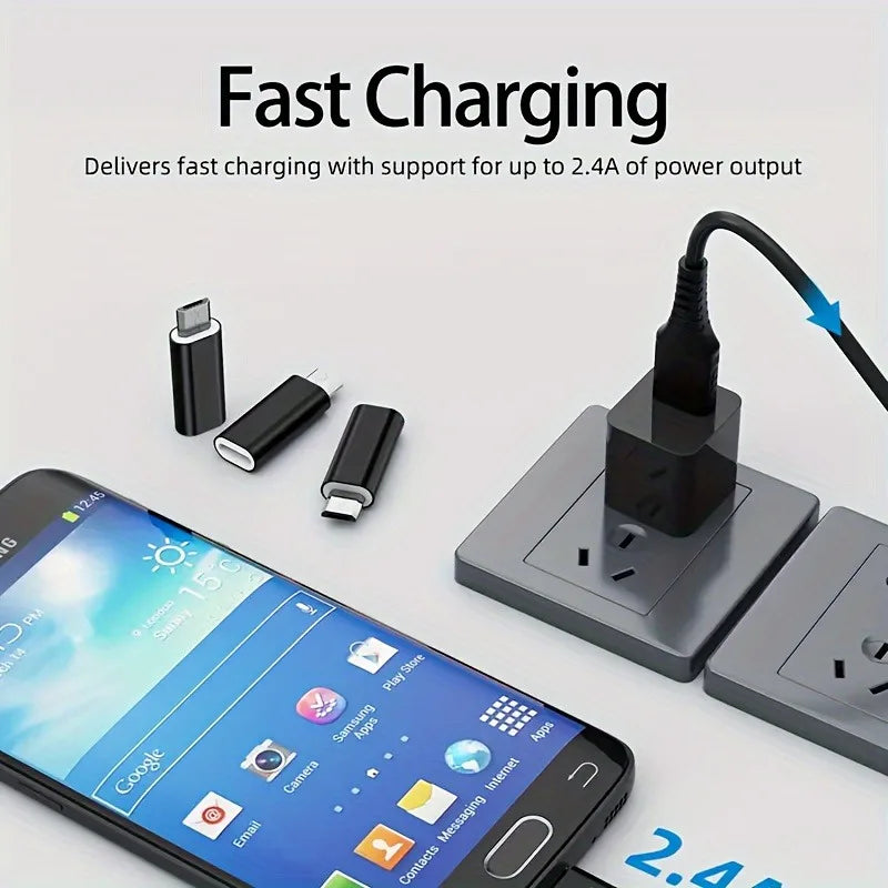 4pcs USB-C to Micro USB Adapter