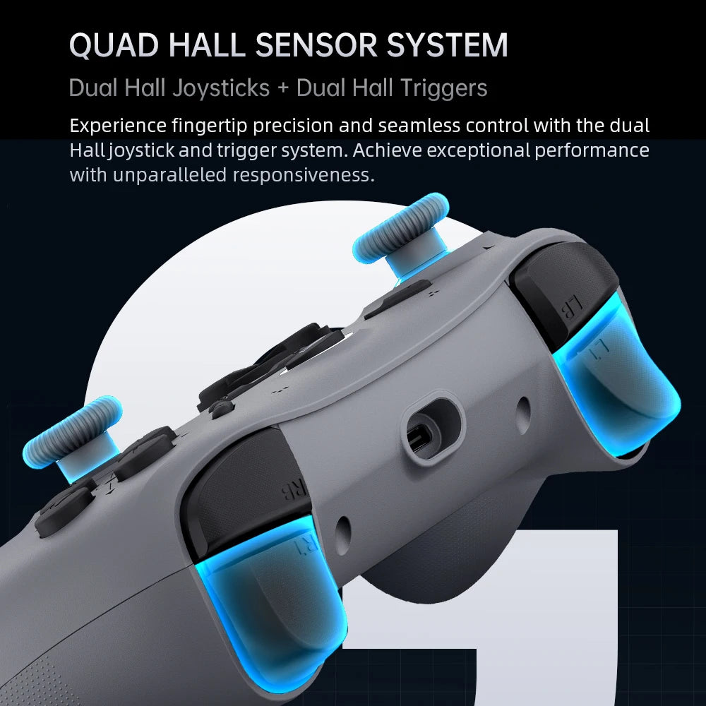 Wireless Gaming Controller with 1K Polling Rate