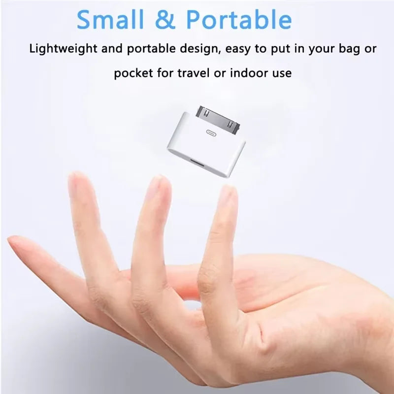 8-Pin to 30-Pin Charging Adapter