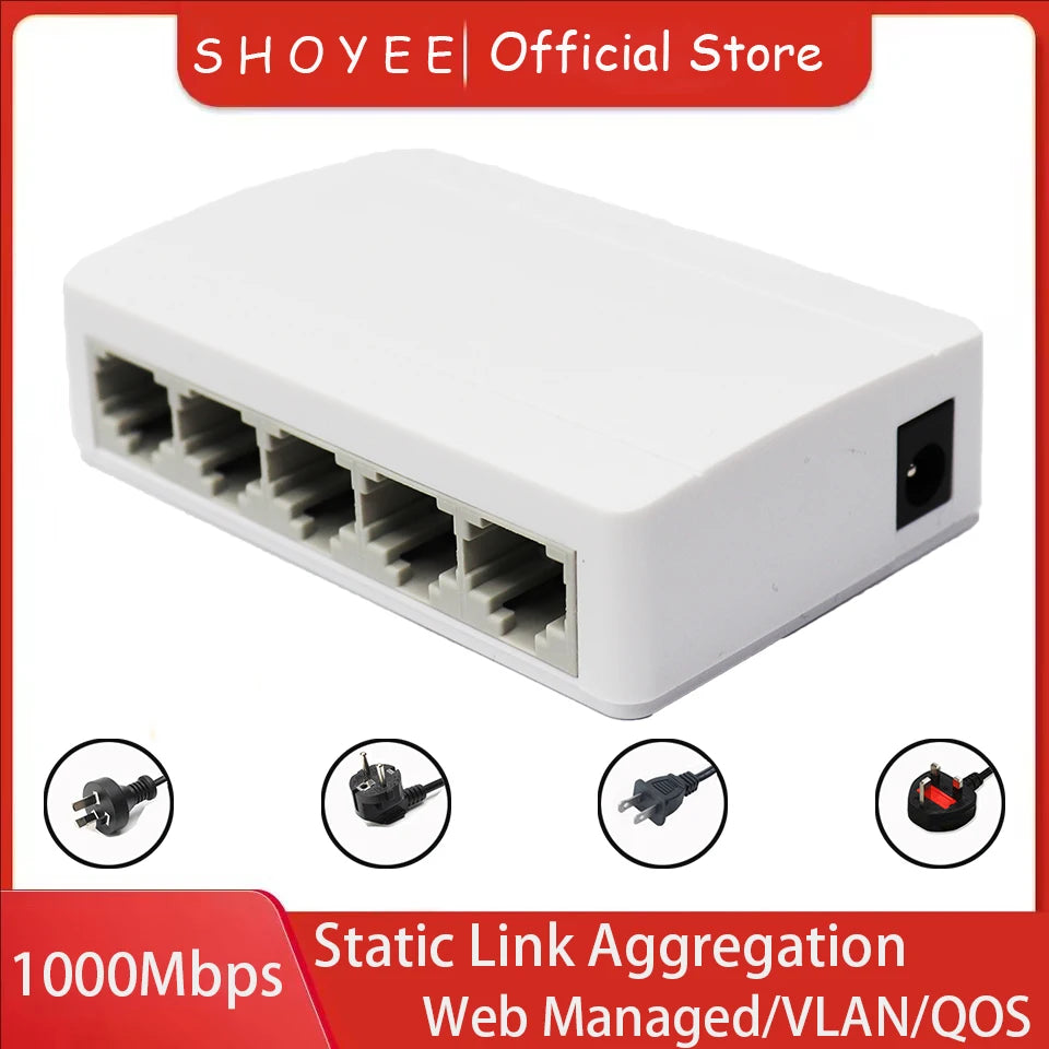 5-Port Gigabit Desktop Network Switch