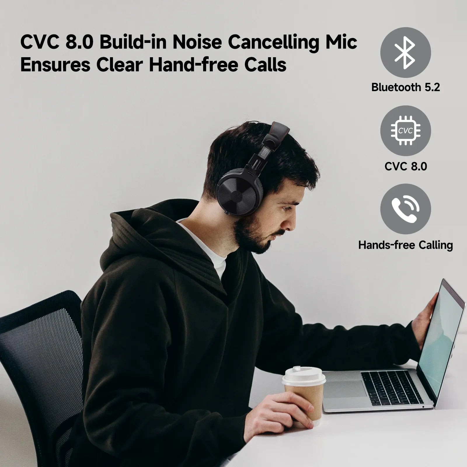 110-Hour Hi-Res Wireless Headphones