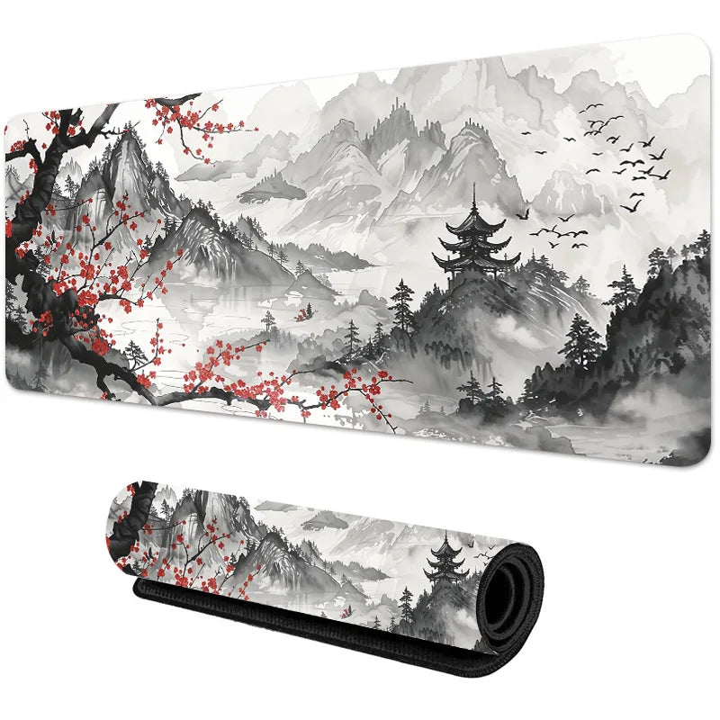 Sakura Scenery Large Gaming Mousepad
