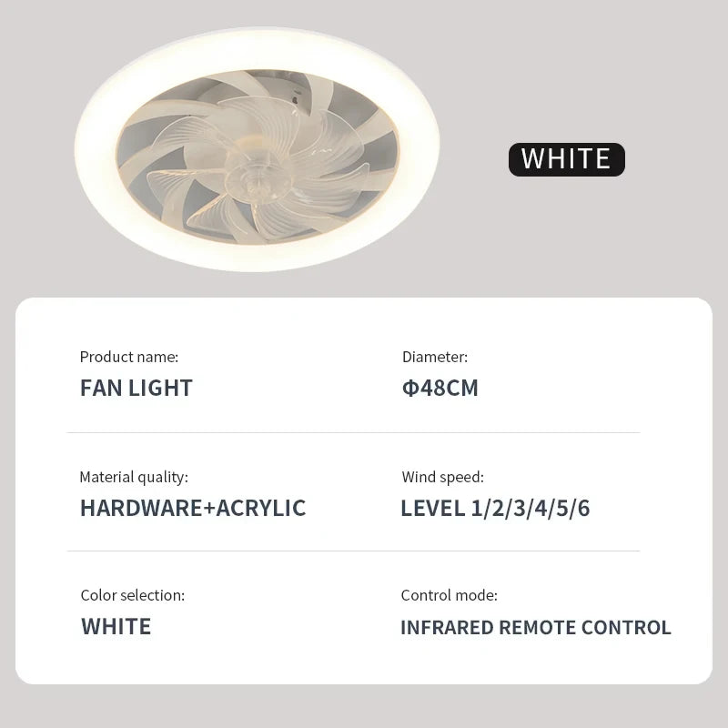 Modern LED Ceiling Fan Light