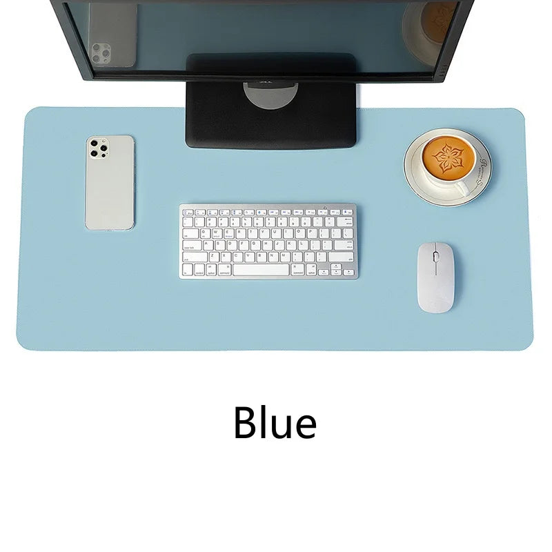 Large Waterproof PU Leather Mousepad