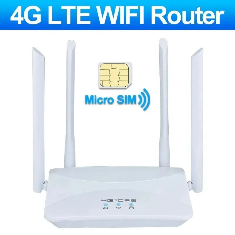 4-Antenna 4G Signal Router