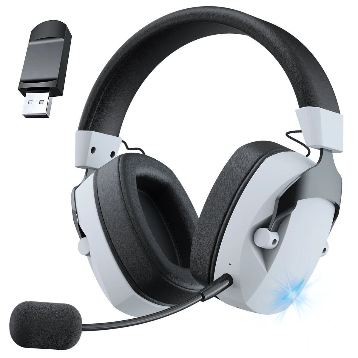 Noise Cancellation Tri-Mode Wireless Gaming Headset