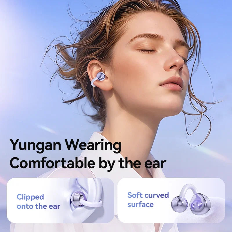 Clip-On Waterproof Bone Conduction Earbuds
