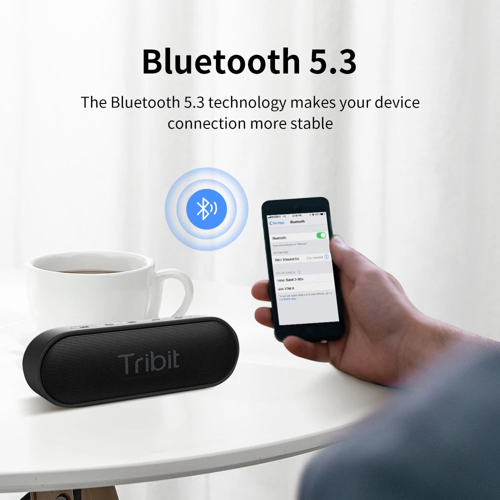 Portable Bass Speaker with 24H Playtime