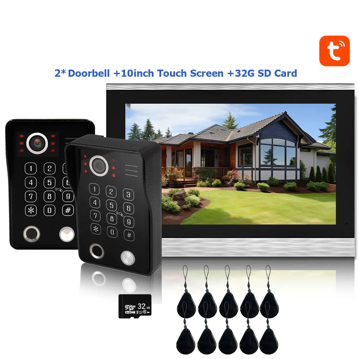 5-in-1 Smart WiFi Video Doorbell