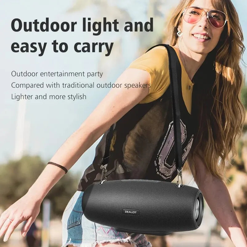 60W Portable Bluetooth Party Speaker