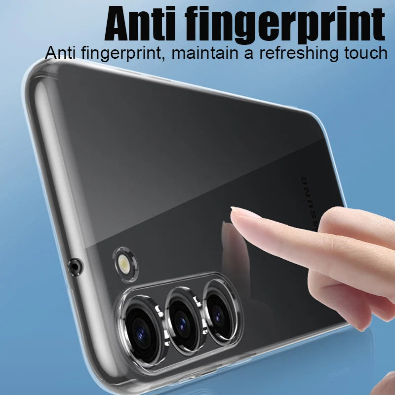 Clear Soft Silicone Case for Samsung