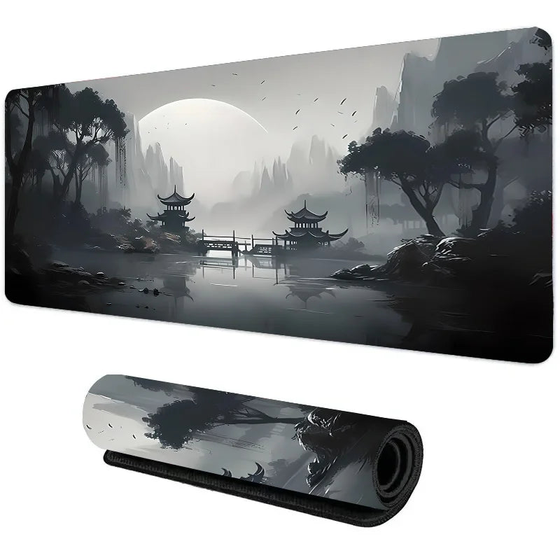 Night Moonlight Large Gaming Mousepad