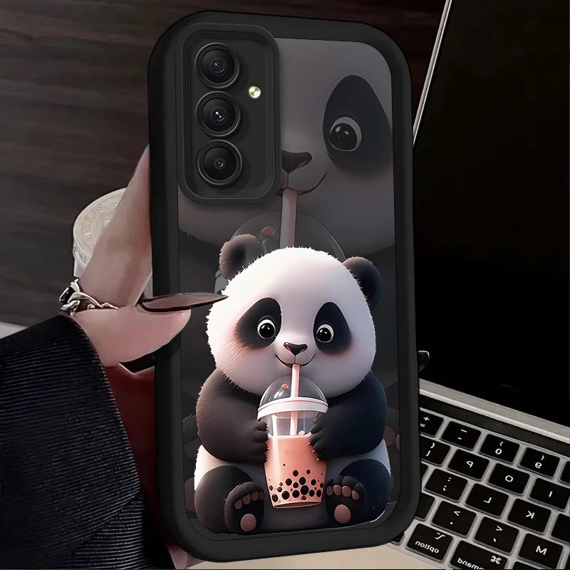 Drink Tea Milk Panda Case for Samsung Galaxy