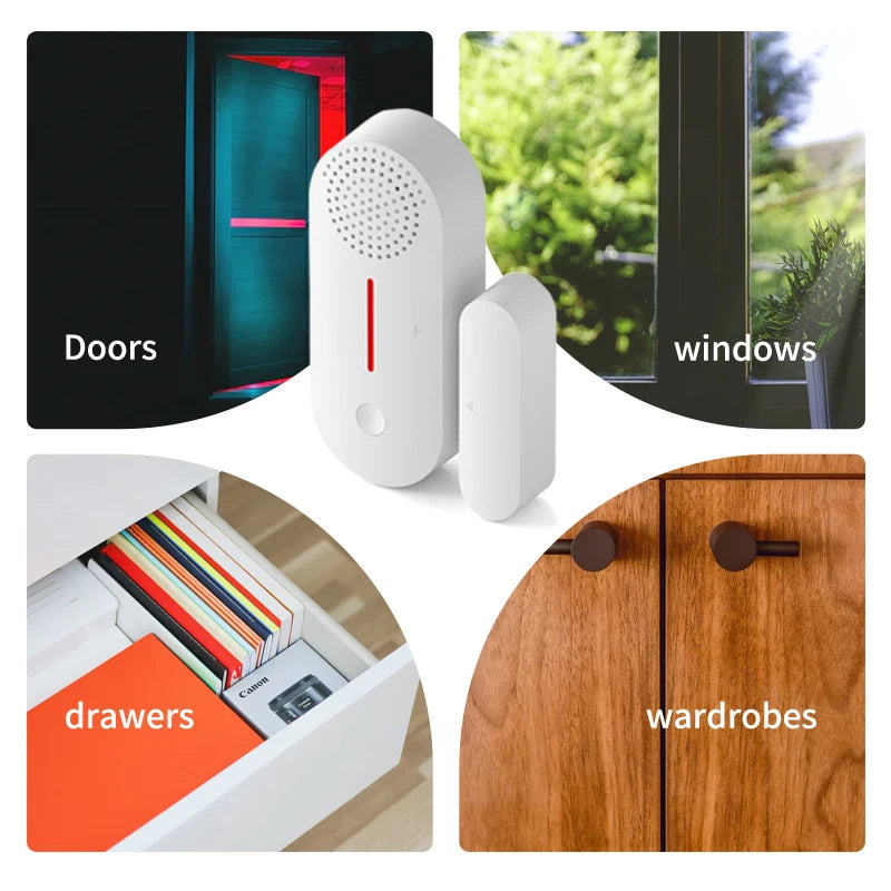WiFi Door Window Sensor White