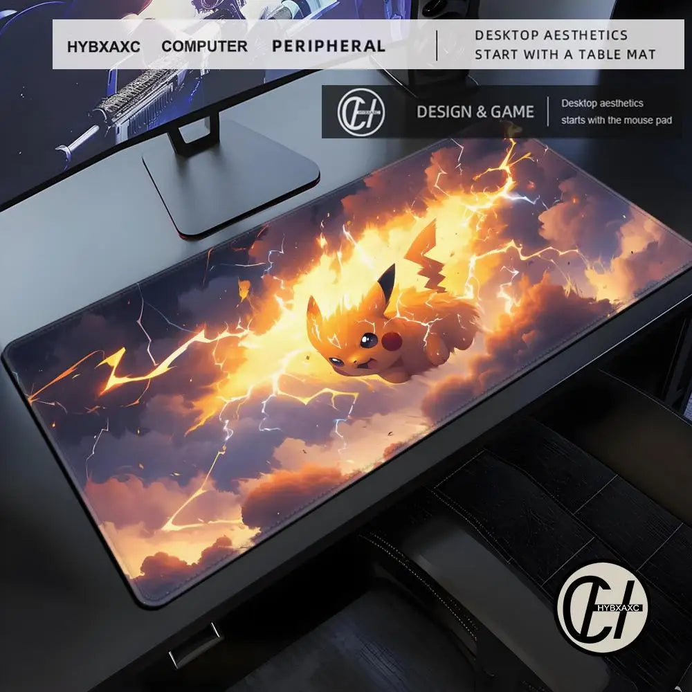 Pikachu Gaming Mousepad 900x400